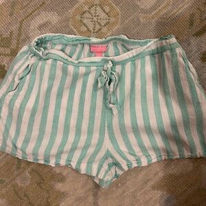 Stoney Clover Lane x Target - Striped Green and White Shorts
